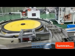 Linea di produzione di pittura può anello e coperchio pittura può componente macchina di produzione