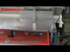 Macchina automatica per la fabbricazione di scatole di latta 50 cpm per scatole di latta decorative