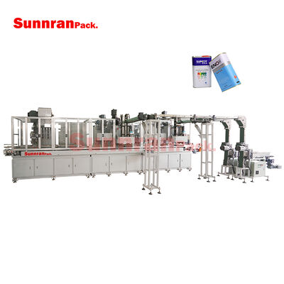 Fully Automatic Production Line for Small Rectangular Cans with the Capacity of 60 Cans/min
