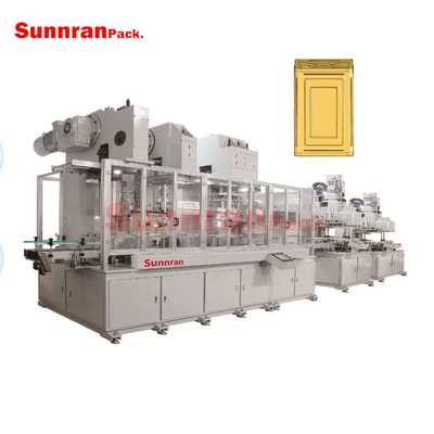 MACHINE per la fabbricazione di una bomboletta conica quadrata