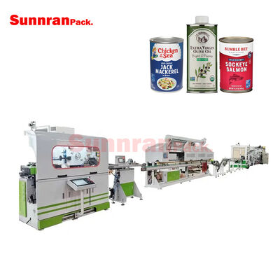 Linea automatica per la produzione di lattine per alimenti in polvere di latte, lattine per alimenti in scatola, macchine per la produzione di olio d'oliva