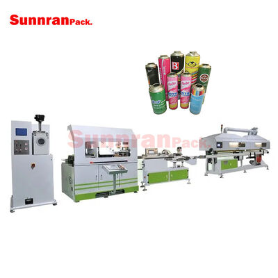 Linea di saldatura aerosol completamente automatica con capacità di 300 lattine/min, velocità di saldatura 40 m/min