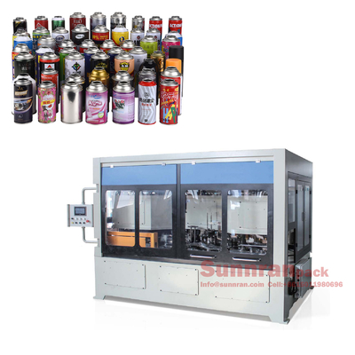 Collarino/flangiare/cucire/che cuce la macchina di combinazione per la fabbricazione della bomboletta spray
