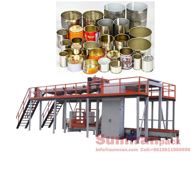 La bevanda di Palletizer può facendo la marca di Sunnran del certificato del CE della macchina