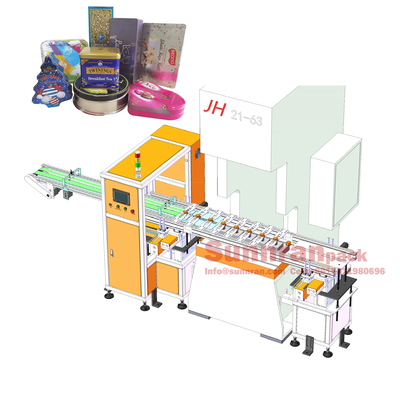 Linea 3800x1300x1800mm Szie di Tin Can Making Machine Production del certificato del CE